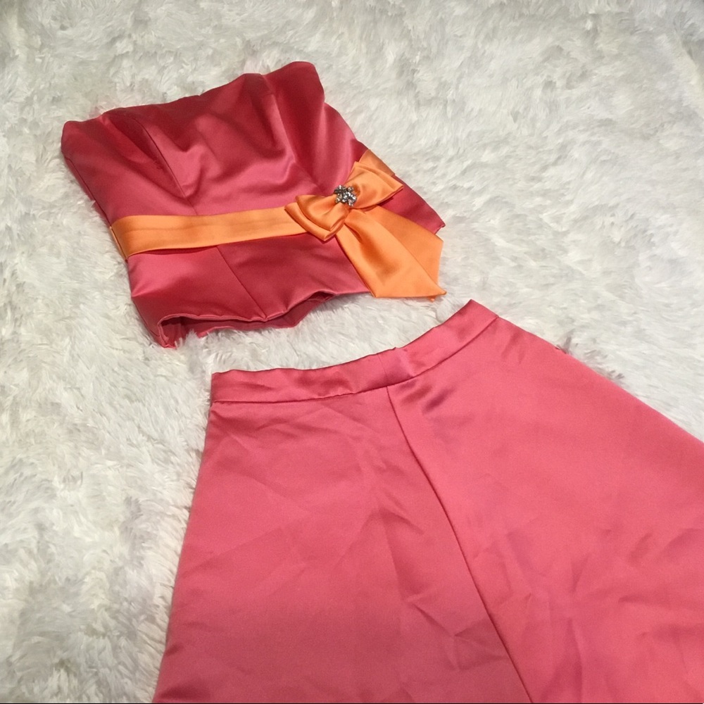 NWOT Alfred Angelo 2-Piece Prom Dress - Picture 1 of 5